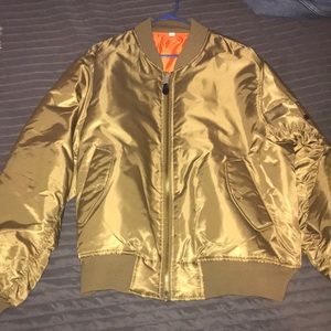 Tan Bomber Jacket
